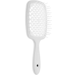 Массажная расчёска для волос белая JANEKE SUPERBRUSH WHITE